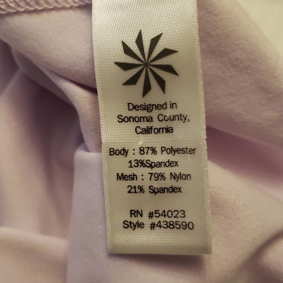 Athleta Pink Shell Mesh Tank Sz XS - Picture 5 of 6